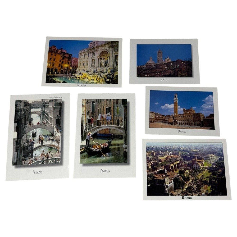 Rome Roma Italy Photo Postcards Post‎ Card Lot of 5 Travel Scrapbooking